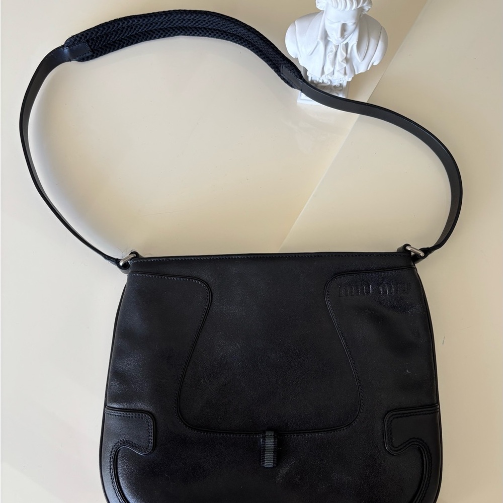 Miu Miu Classic Black Shoulder Bag